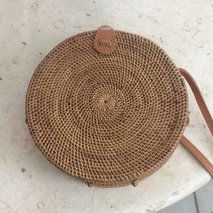 Black and Red Bali Bag